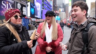 Giving NYC Strangers Kulfi Indian Ice Cream They Were SHOCKED [upl. by Anaidni]