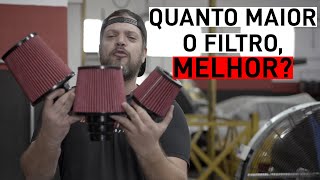 TESTE quanto maior o filtro de ar esportivo melhor  Alta RPM [upl. by Devin]