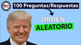 Oficial INGLÉS A ESPAÑOL 100 Preguntas amp Respuestas Aleatorias USCIS [upl. by Ariahs]