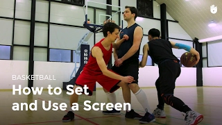 Setting and Using a Screen  Basketball [upl. by Elum]