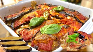 PARMIGIANA DI MELANZANE 🍆 ricetta tipica [upl. by Nealson86]