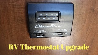 How To Upgrade Your RV Thermostat DIY Honeywell [upl. by Assiron]