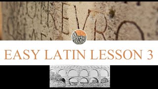 Easy Latin Lesson 3  Learn Latin Fast with Easy Lessons  Latin Lessons for Beginners  Latin 101 [upl. by Esiocnarf5]