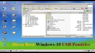 Create A Bootable Hiren’s Boot CD on USB Flash Drive 2020 Windows10 [upl. by Assened727]