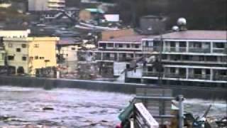 Japan Tsunami 3112011 unedited Part 1 [upl. by Holmun]