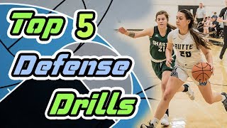 Top 5 Basketball Defense Drills For Youth [upl. by Riva31]