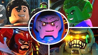 LEGO DC Super Villains  All Bosses amp Ending [upl. by Kenimod]