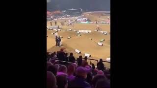 ROMAIN FEBVRE CRASH SUPERCROSS DE PARIS [upl. by Odnumyer]