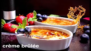 Creme Brulee with ONLY 4 Ingredients [upl. by Ribak]