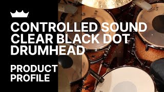 Controlled Sound Clear Black Dot Drumhead  Remo [upl. by Bowerman]