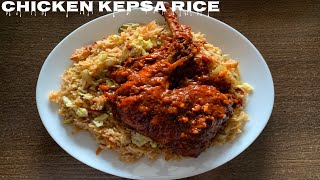 Chicken kepsa Rice  Arabian kabsa rice Recipe  in Hindi [upl. by Melamie]