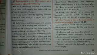 1 Historiography development in west Class 10 History chapter 1 question answer Navneet digest [upl. by Aidnac]