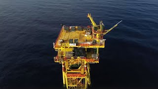 Pan Malaysia Projects Larak Wellhead Platform Installation [upl. by Cole]