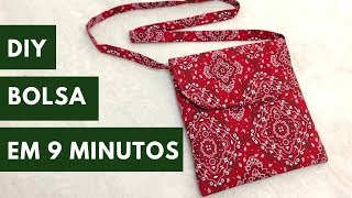 Bolsa fácil em 9 minutos  Passo a Passo MUITO FÁCIL [upl. by Kacie469]