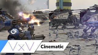 Star Wars vs Warhammer 40k Christophsis Armored Attack  Cinematic  Assault Squad 2 [upl. by Eisle846]