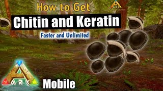 How to Get Chitin and Keratin Faster in Ark Mobile Revamp  Ark Beginner Guide AndroidiOS [upl. by Jyoti195]