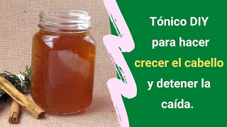 Tónico DIY para hacer crecer el cabello y detener la caída Crecimiento del pelo [upl. by Sera]