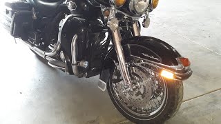 HarleyDavidson chrome fork replacement [upl. by Meerek451]