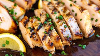 Perfect Juicy Grilled Chicken Recipe [upl. by Marder]