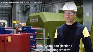 Störningsreserven och Nordens största gasturbin [upl. by Eelloh]