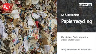 Papierrecycling [upl. by Sillaw]