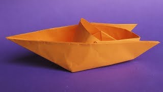 Como hacer un Barco de Papel Fácil ORIGAMI  How to Make a Paper Ship [upl. by Eiten]