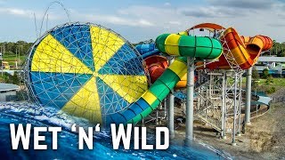 ALL WATER SLIDES at Wet n Wild Sydney GoPro [upl. by Oirifrop]