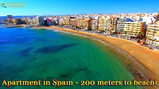 Apartment in Spain for sale property in Torrevieja 200 meters to beach cheap spanish properties [upl. by Atiloj]