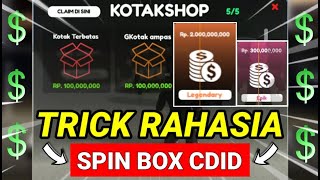 TRICK RAHASIA SPIN BOX CDID  Car Driving Indonesia [upl. by Mariko]