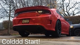 Hellcat Charger Cold Start [upl. by Dnarb]