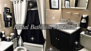 Rental Bathroom  5 INEXPENSIVE Things to do to Upgrade your Rental BATHROOM  Tips amp Hacks  2021 [upl. by Estella]