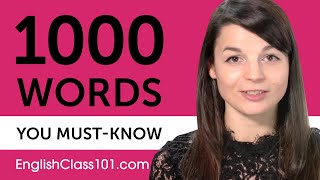 1000 Words Every English Beginner Must Know [upl. by Freemon]