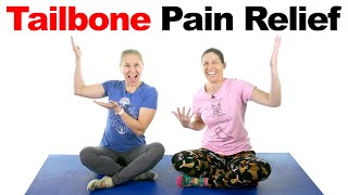 Tailbone Pain Relief with Easy Stretches [upl. by Ierbua]