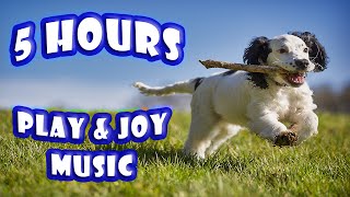 5 Hours of PLAY amp JOY for Dogs Upbeat Music for DOGS to Play have FUN and MAX JOY [upl. by Rachelle824]