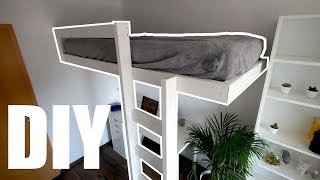 DIY Hochbett selber bauen Das schwebt einfach Anleitung [upl. by Nnaylloh206]