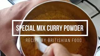 BRITISH INDIAN RESTAURANT CURRY POWDER RECIPE [upl. by Annahsirhc]