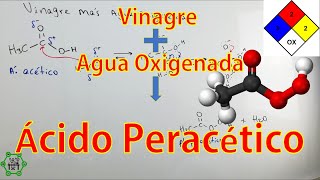 Vinagre Más Agua Oxigenada Genera Ácido Peracético Peroxiacético  Mecanismo de Reacción [upl. by Arber865]