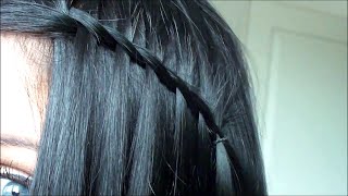 COIFFURE  Tresse cascade Torsadée [upl. by Puritan]