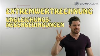 Extrema unter Ungleichungsnebenbedingungen Übersicht [upl. by Korey]