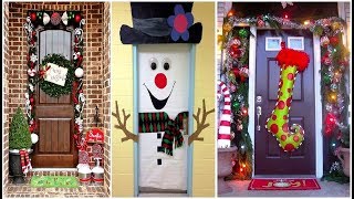 30 ideas para decorar la puerta de tu casa o escuela en NAVIDAD [upl. by Marla]