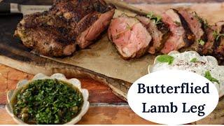 Easter Recipe Butterflied Lamb Leg [upl. by Laddy]