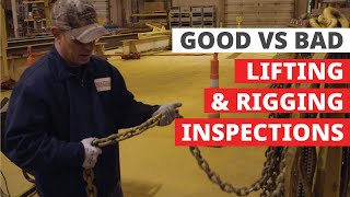 Good vs Bad Lifting amp Rigging Inspections [upl. by Shaughn]