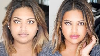 How to Contour A Round Face all drugstore [upl. by Llertnauq803]