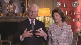 King Carl XVI Gustaf and Queen Silvia of Sweden [upl. by Oleg692]