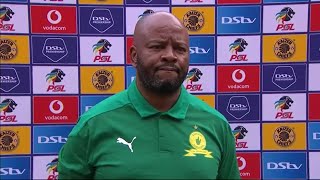 DStv Premiership  Kaizer Chiefs v Mamelodi Sundowns  Postmatch interview with Manqoba Mngqithi [upl. by Lamraj]