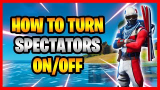 How To Turn Show Spectator Count On And Off In Fortnite  How To EnableDisable Spectator Count [upl. by Hgiel859]