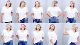 10 DIFFERENT WAYS TO WEAR A TSHIRT  Milabu [upl. by Ivzt445]