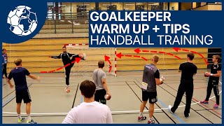 Goalkeeper Warm Up  Tips from Sindre Walstad  Nøtterøy Norway Handballtraining  Handball inspires [upl. by Suciram]