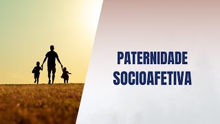 Paternidade socioafetiva [upl. by Teodorico934]