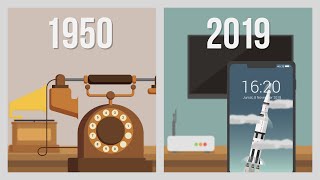 1950 vs 2019 Perkembangan Teknologi Jenius Dari Masa ke Masa [upl. by Mill]